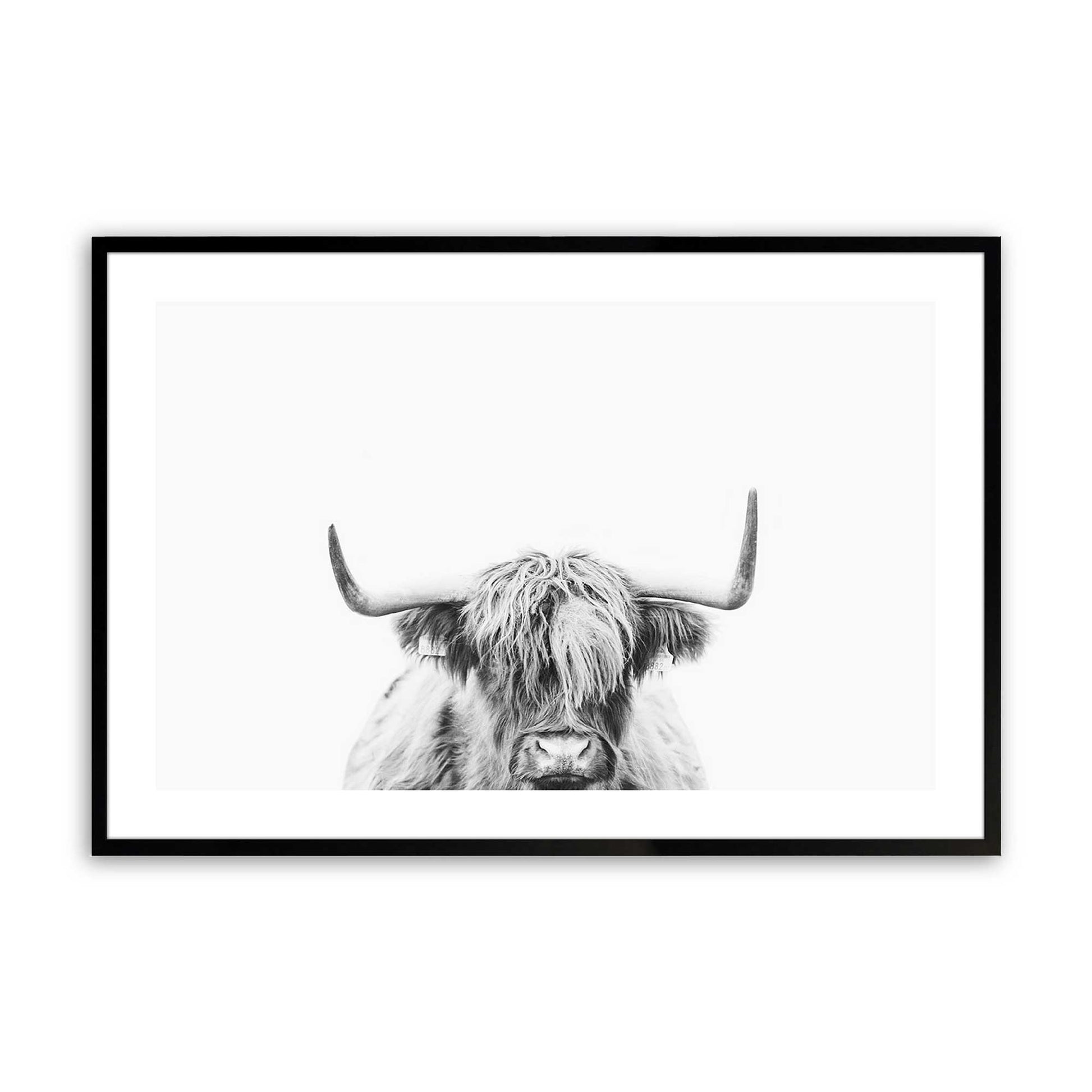 [Color:Satin Black], Picture of art in a Satin Black frame