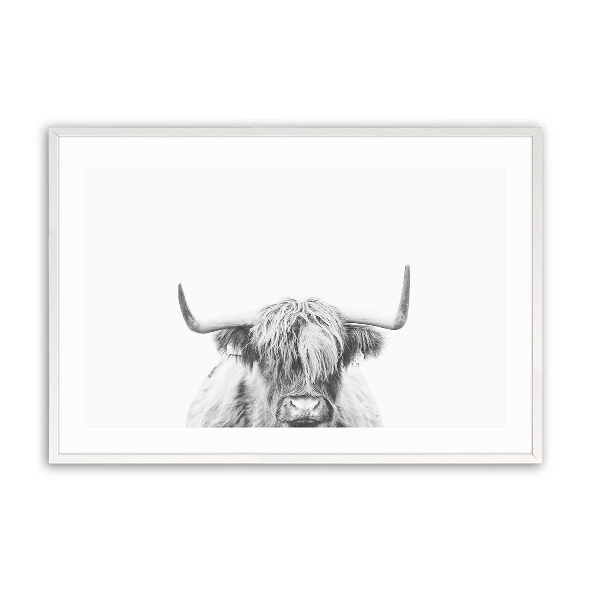 [Color:Opaque White], Picture of art in a Opaque White frame