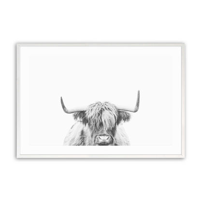 [Color:Opaque White], Picture of art in a Opaque White frame