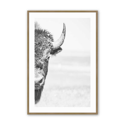 [Color:Brushed Gold], Picture of art in a Brushed Gold frame