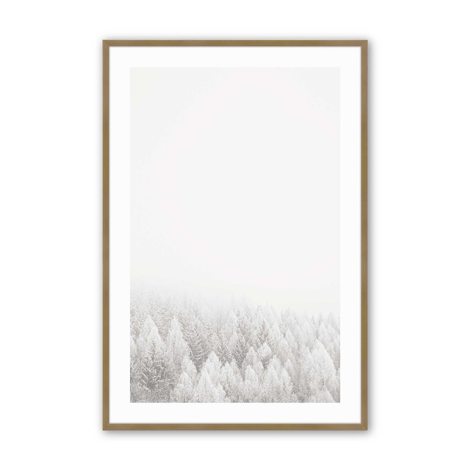 [Color:Brushed Gold], Picture of art in a Brushed Gold frame