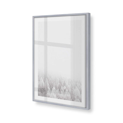 [Color:Polished Chrome], Picture of art in a Polished Chrome frame at an angle
