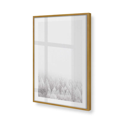 [Color:Polished Gold], Picture of art in a Polished Gold frame at an angle
