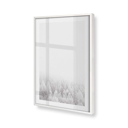 [Color:Opaque White], Picture of art in a Opaque White frame at an angle
