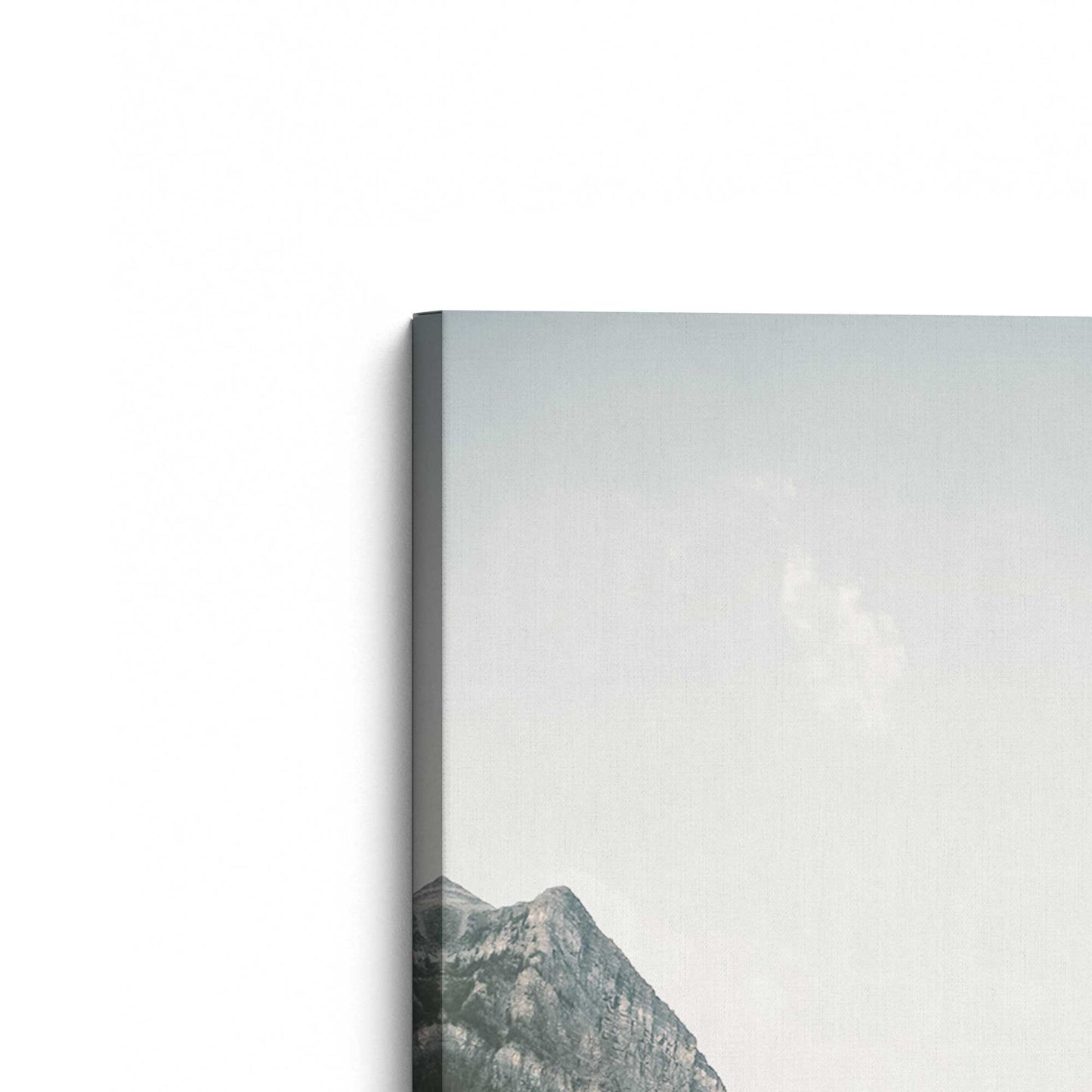 [Color:Stretched Canvas], Picture of the corner of the art