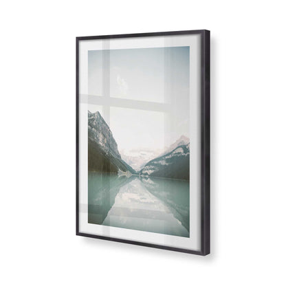 [Color:Weathered Zinc], Picture of art in a Weathered Zinc frame at an angle
