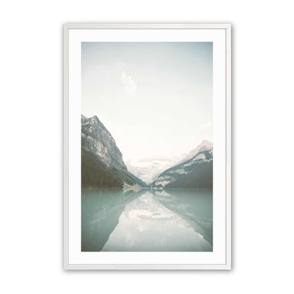 [Color:Opaque White], Picture of art in a Opaque White frame
