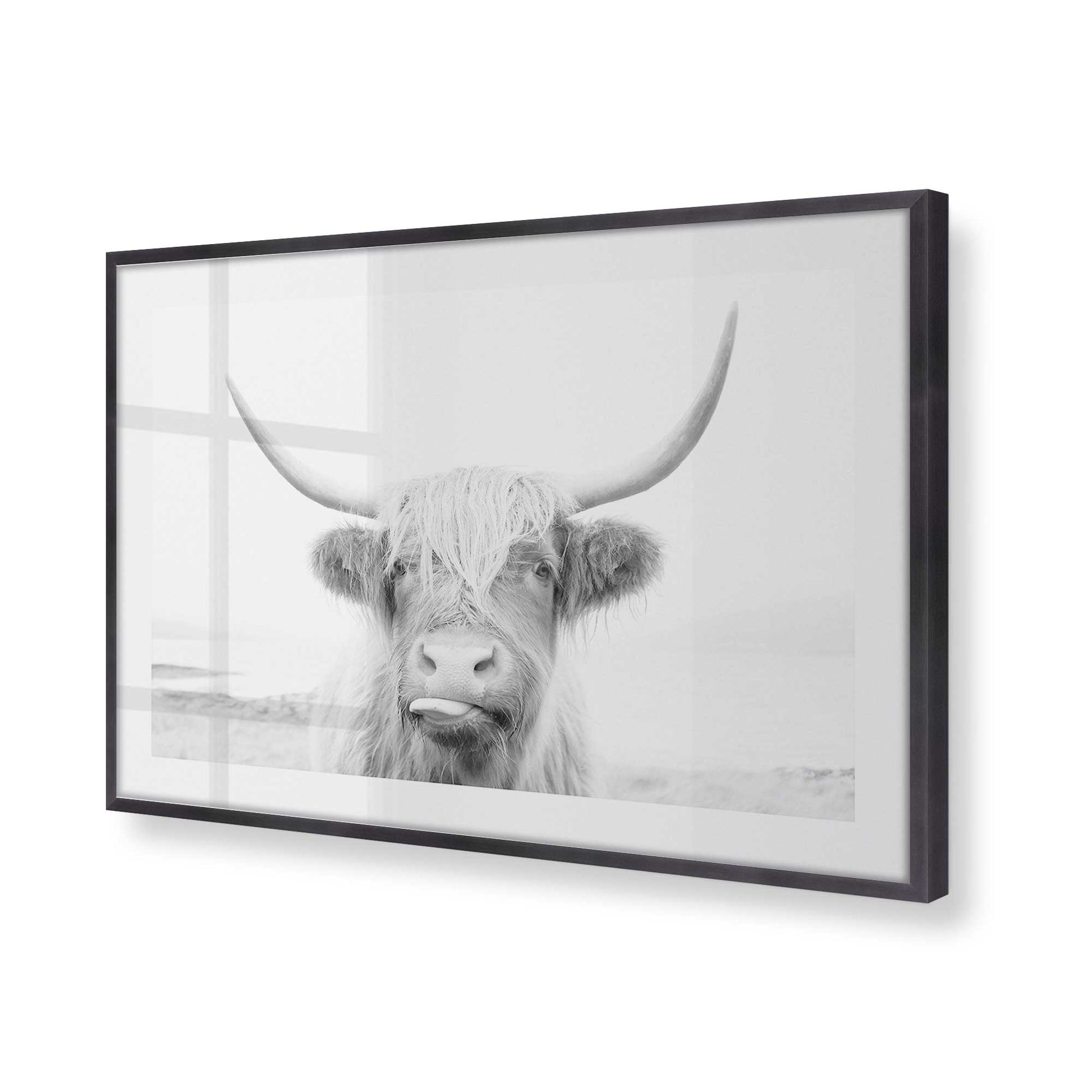 [Color:Weathered Zinc], Picture of art in a Weathered Zinc frame at an angle