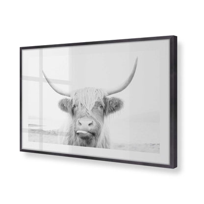 [Color:Weathered Zinc], Picture of art in a Weathered Zinc frame at an angle