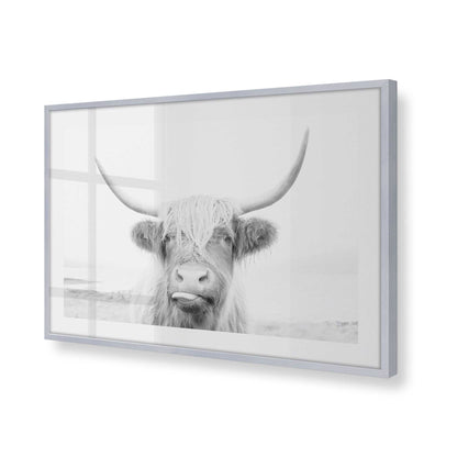 [Color:Polished Chrome], Picture of art in a Polished Chrome frame at an angle
