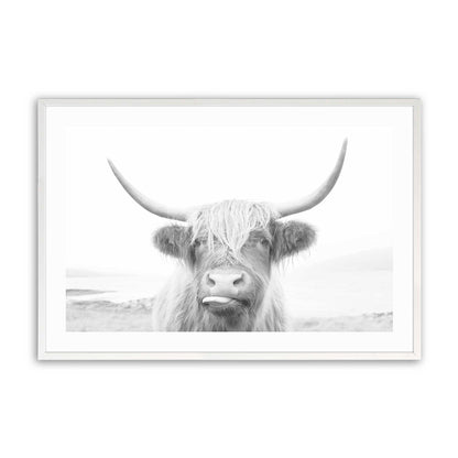 [Color:Opaque White], Picture of art in a Opaque White frame
