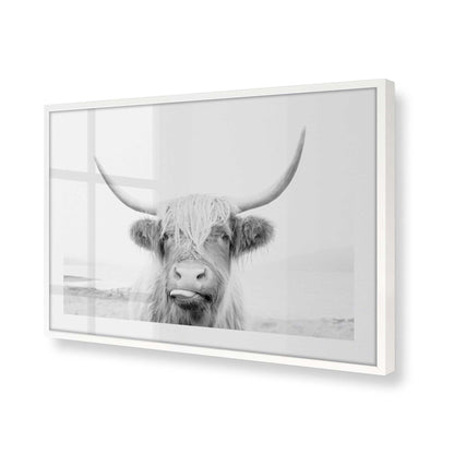 [Color:Opaque White], Picture of art in a Opaque White frame at an angle