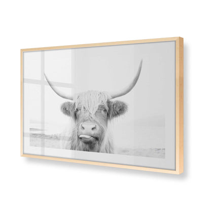 [Color:Raw Maple], Picture of art in a Raw Maple frame at an angle