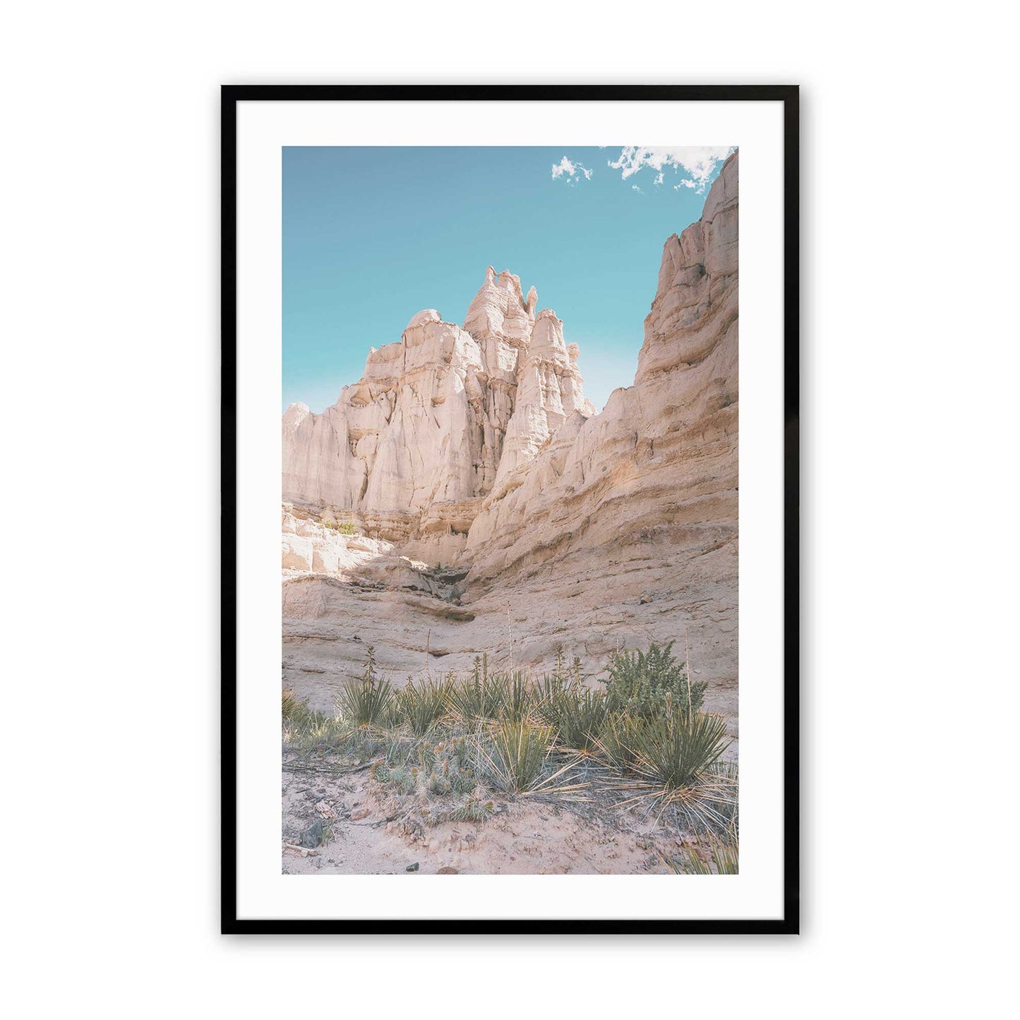 [Color:Satin Black], Picture of art in a Satin Black frame