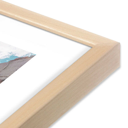 [Color:Raw Maple], Picture of art in a Raw Maple frame of the corner