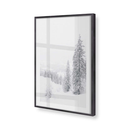[Color:Weathered Zinc], Picture of art in a Weathered Zinc frame at an angle
