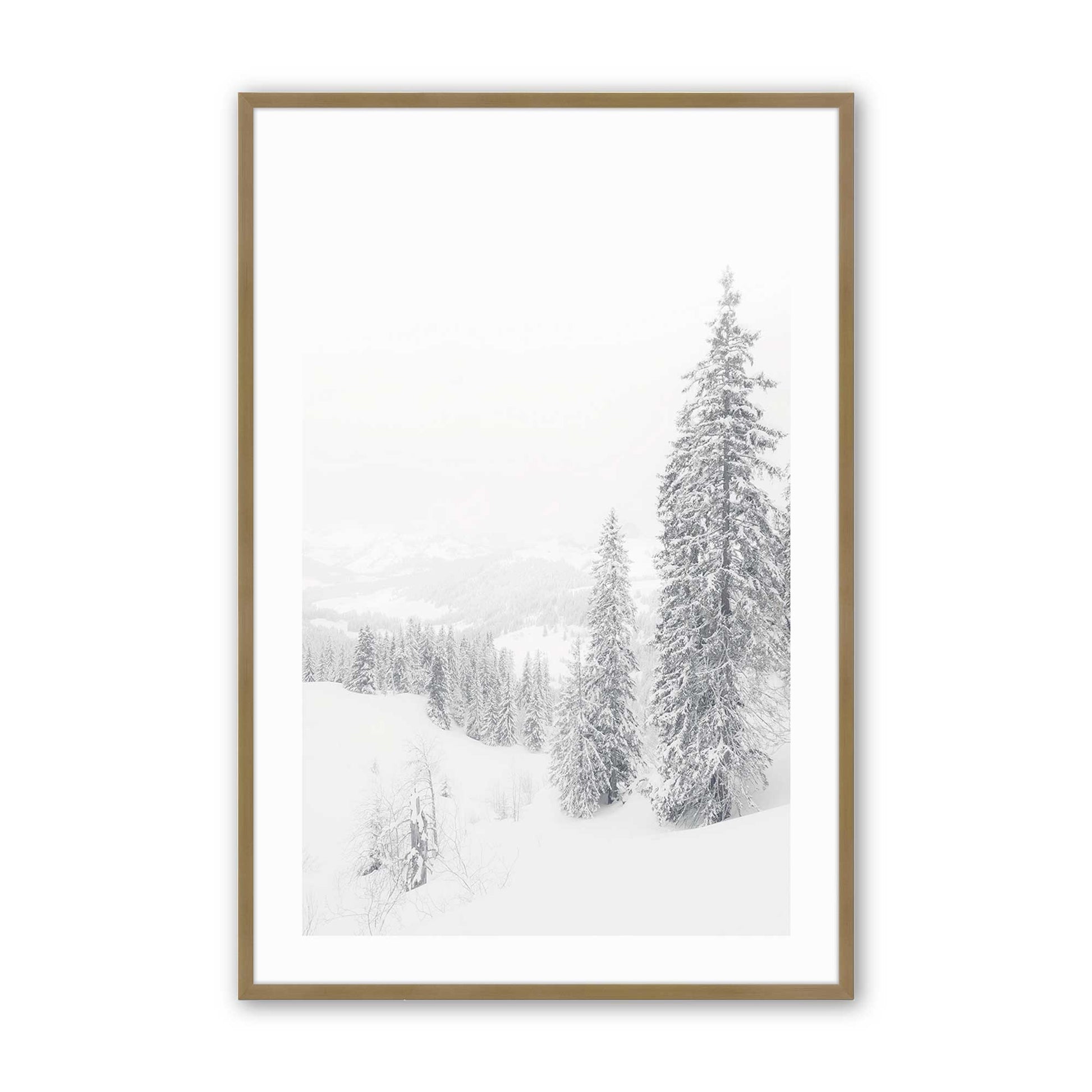 [Color:Brushed Gold], Picture of art in a Brushed Gold frame