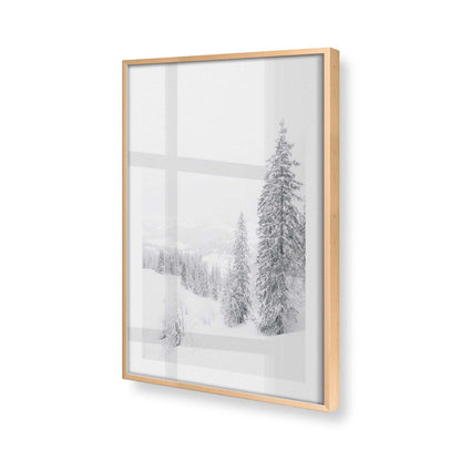 [Color:Raw Maple], Picture of art in a Raw Maple frame at an angle