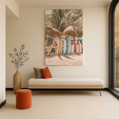 [Color:Stretched Canvas], Picture of art in a room