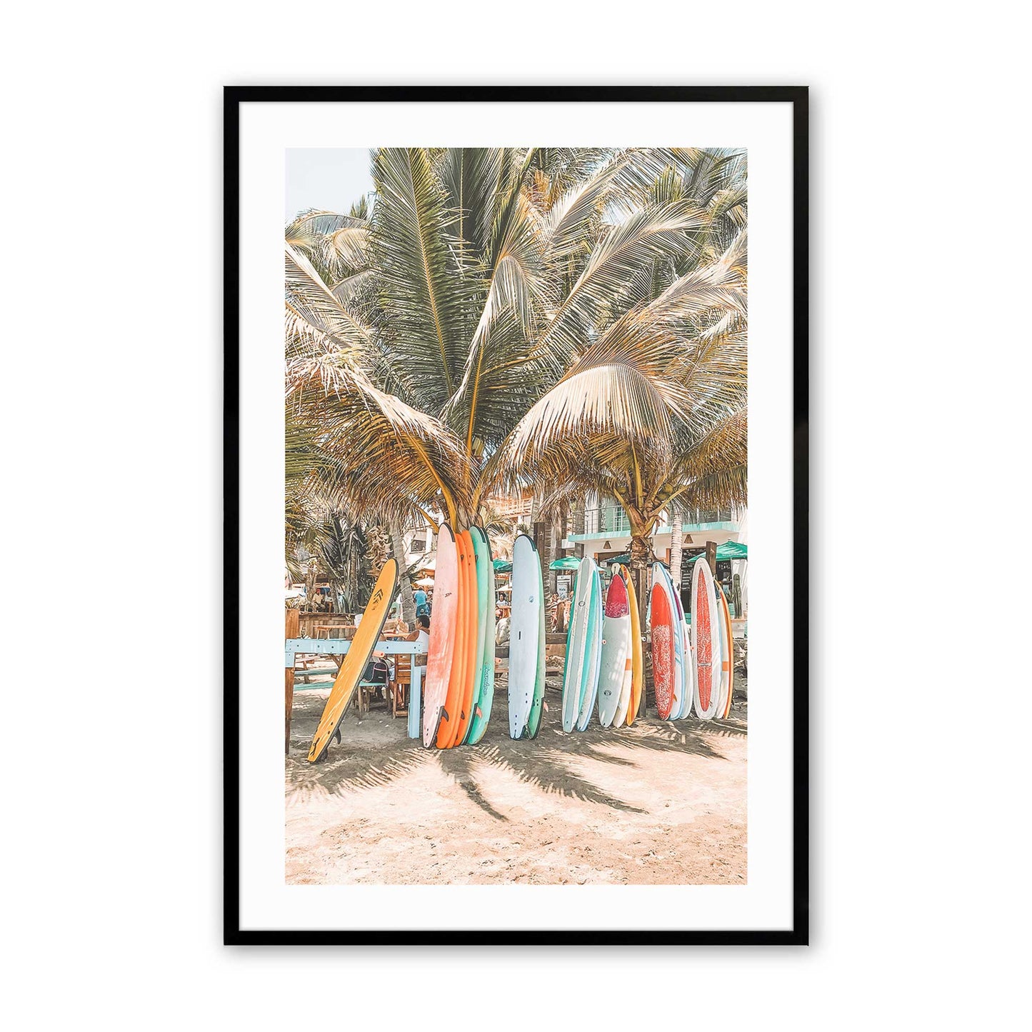 [Color:Satin Black], Picture of art in a Satin Black frame