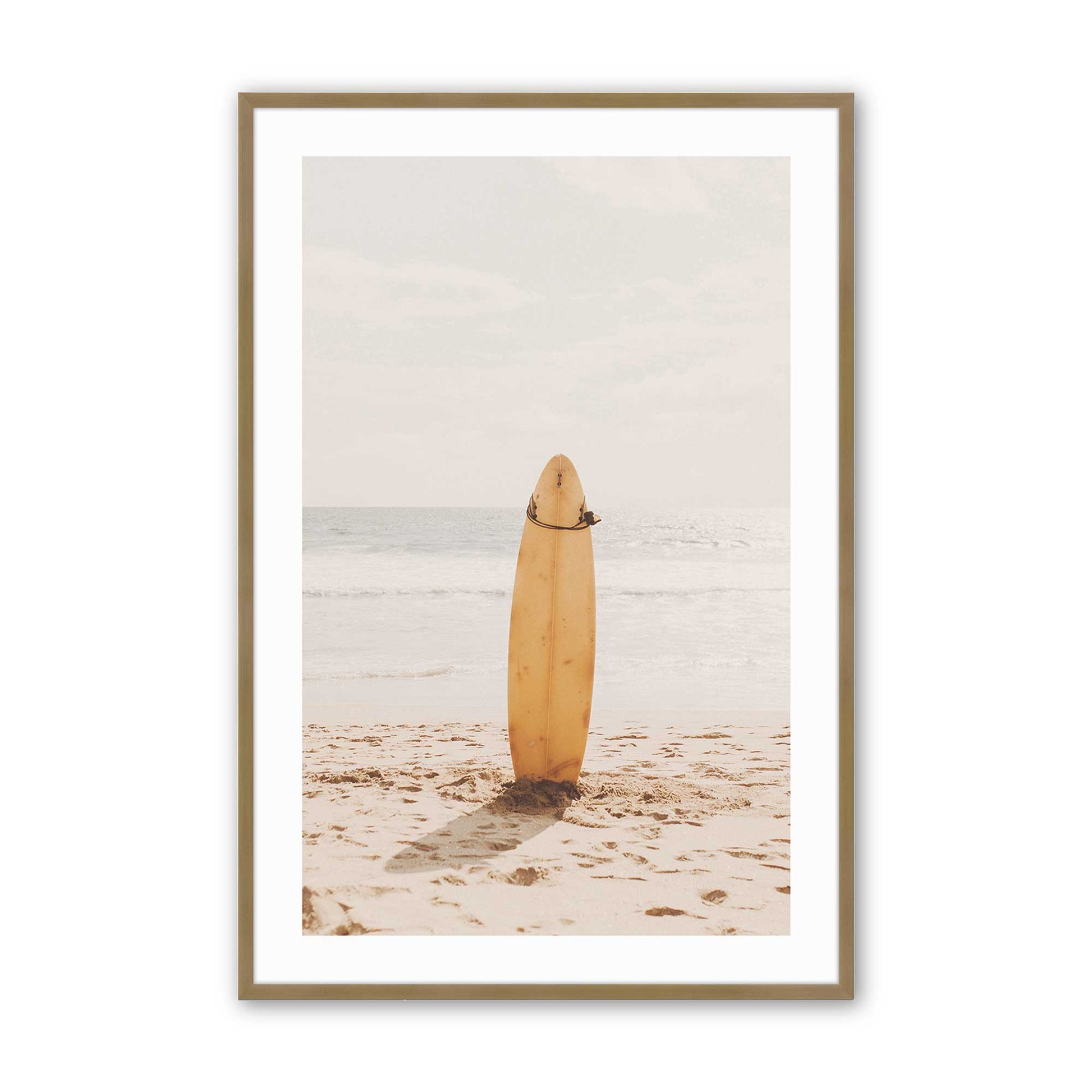 [Color:Brushed Gold], Picture of art in a Brushed Gold frame