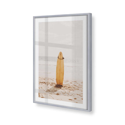 [Color:Polished Chrome], Picture of art in a Polished Chrome frame at an angle