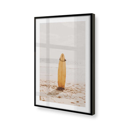 [Color:Satin Black], Picture of art in a Satin Black frame at an angle