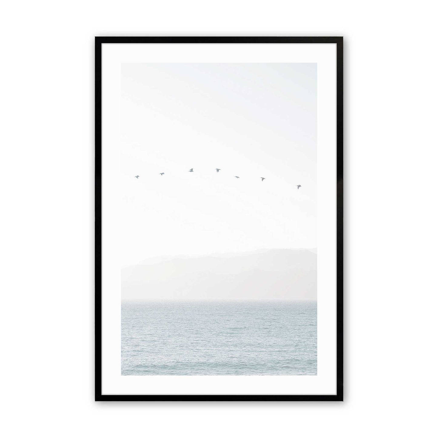 [Color:Satin Black], Picture of art in a Satin Black frame