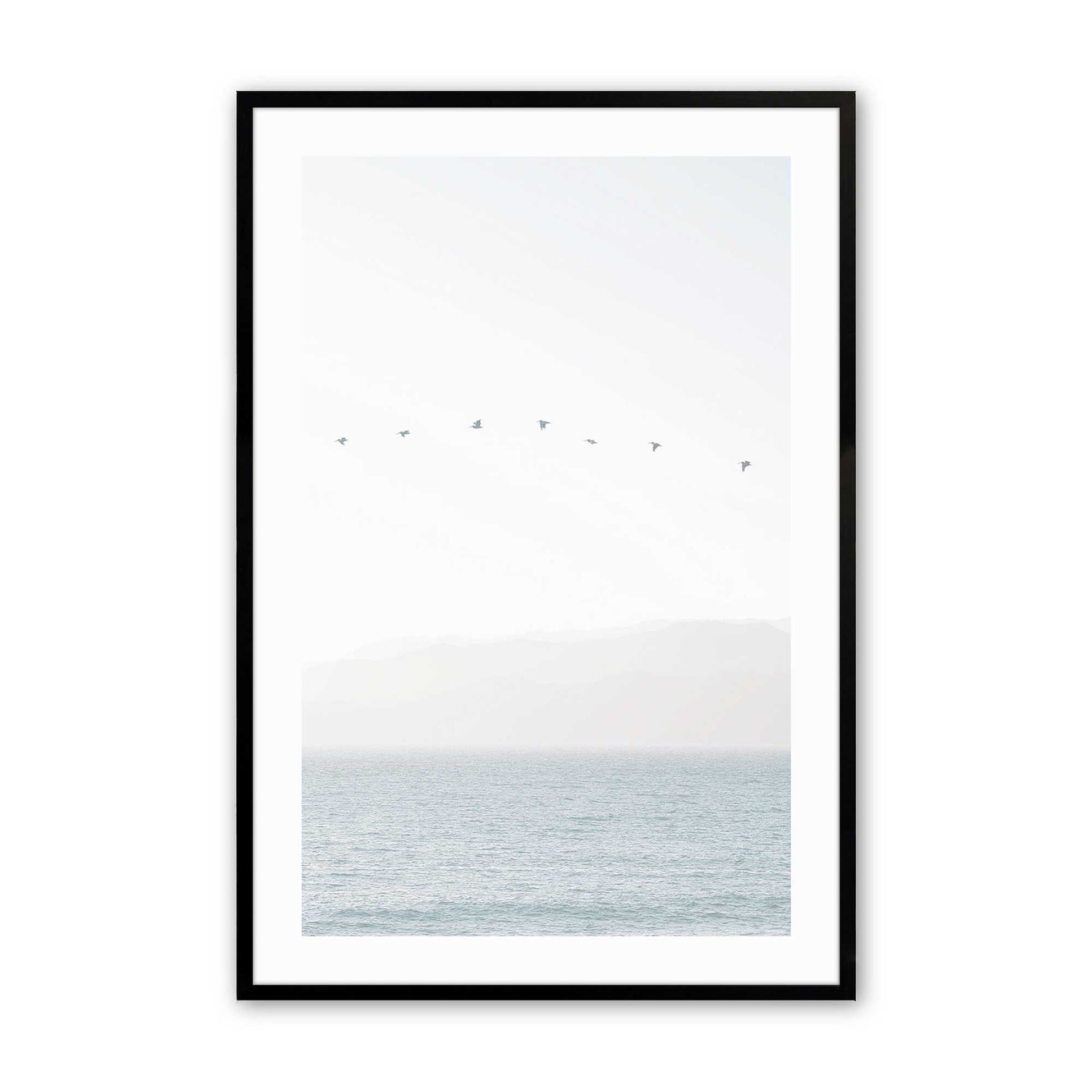 [Color:Satin Black], Picture of art in a Satin Black frame