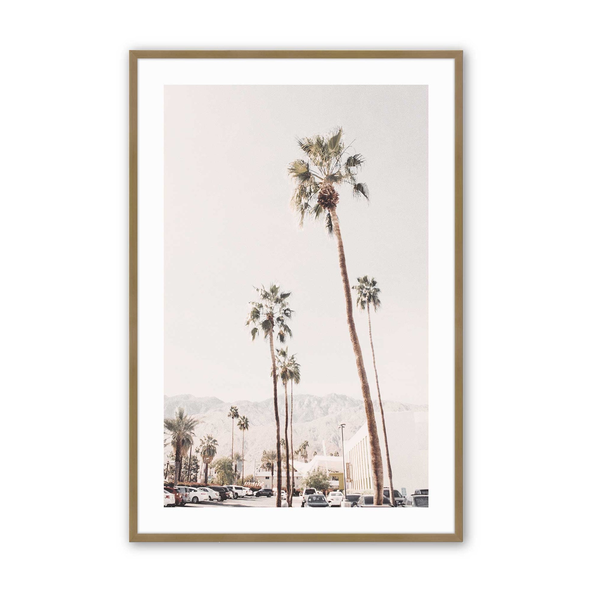 [Color:Brushed Gold], Picture of art in a Brushed Gold frame