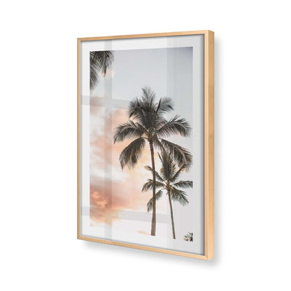 [Color:Raw Maple], Picture of art in a Raw Maple frame at an angle