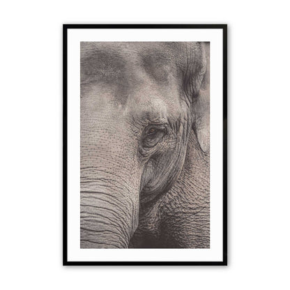 [Color:Satin Black], Picture of art in a Satin Black frame