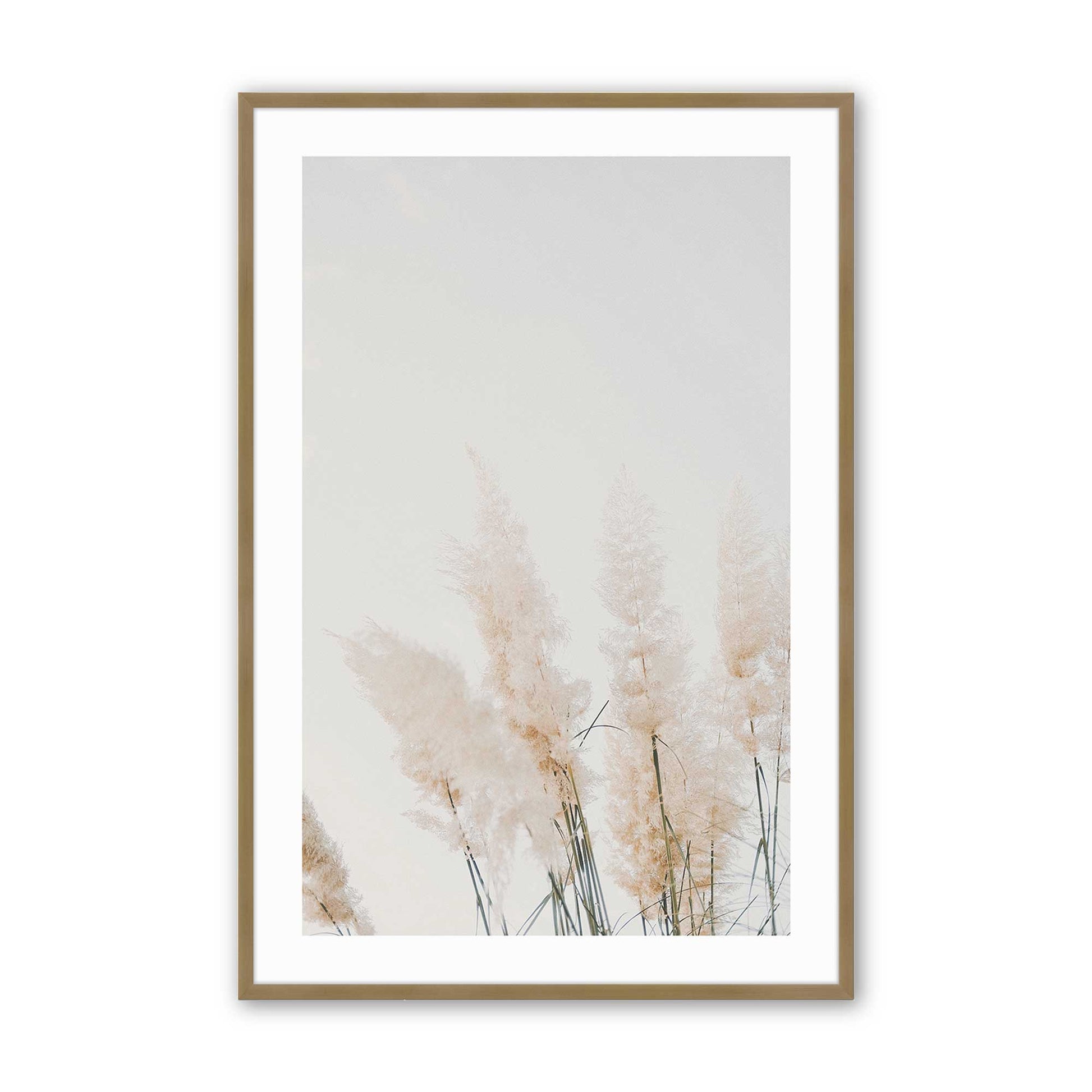 [Color:Brushed Gold], Picture of art in a Brushed Gold frame