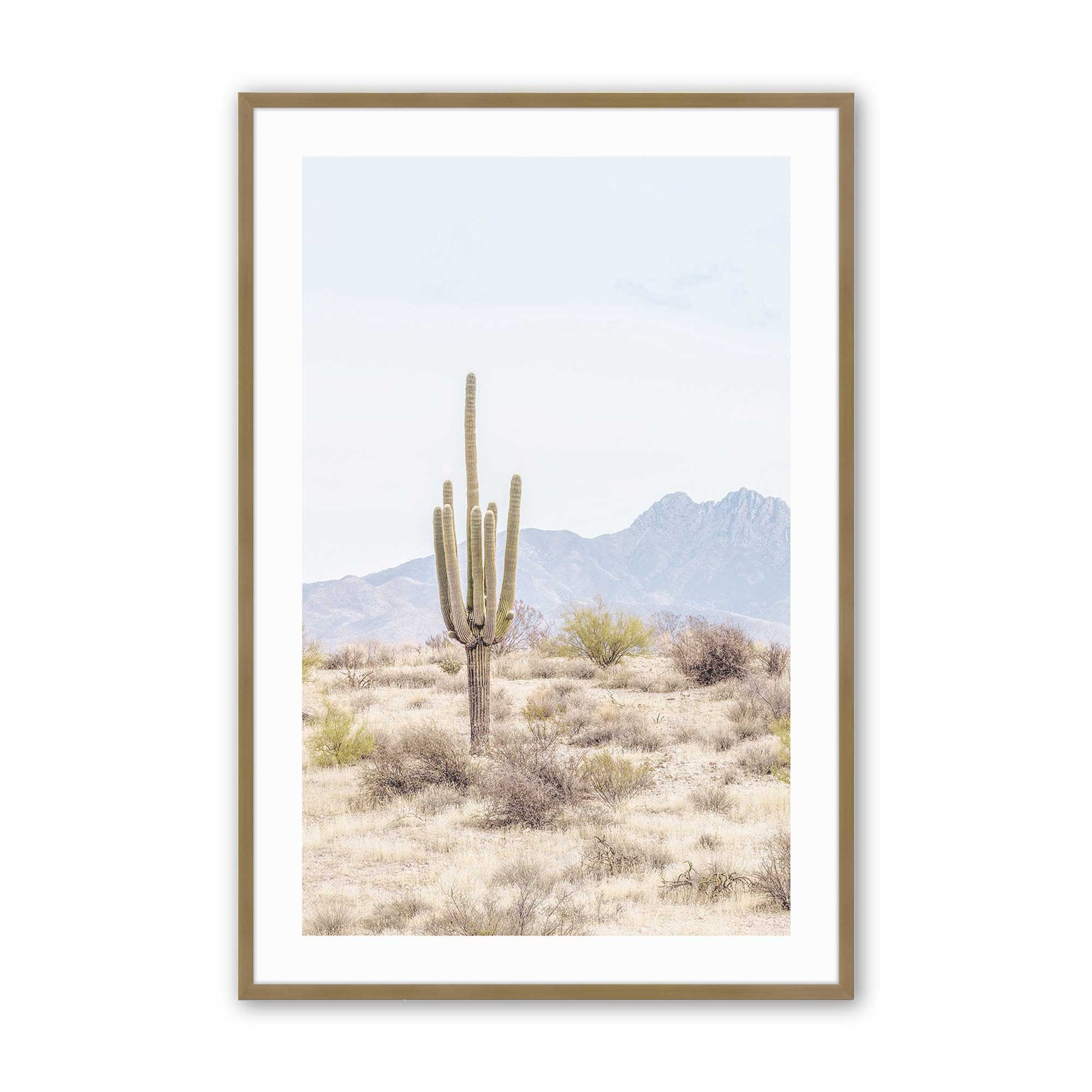 [Color:Brushed Gold], Picture of art in a Brushed Gold frame