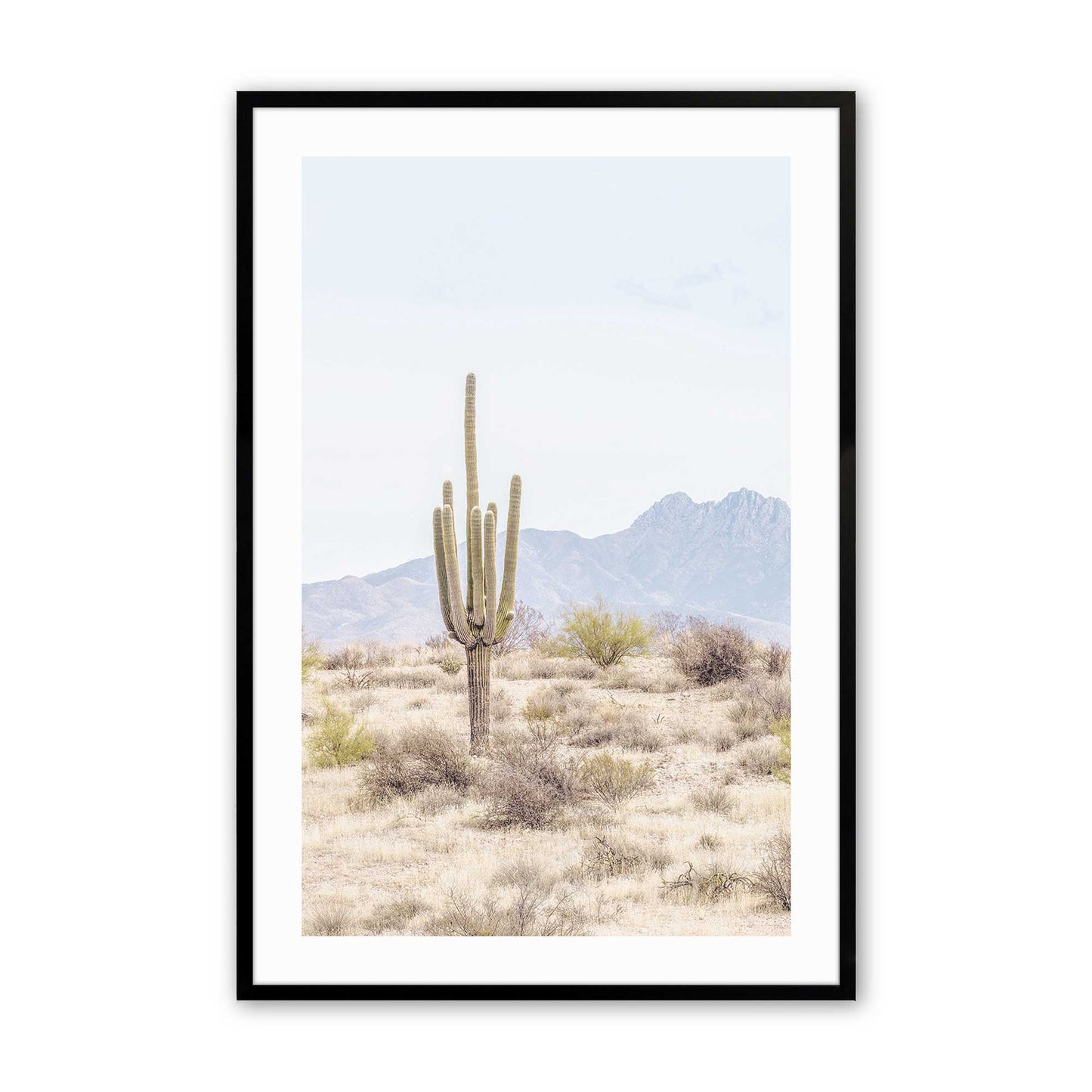 [Color:Satin Black], Picture of art in a Satin Black frame