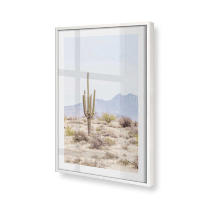 [Color:Opaque White], Picture of art in a Opaque White frame at an angle