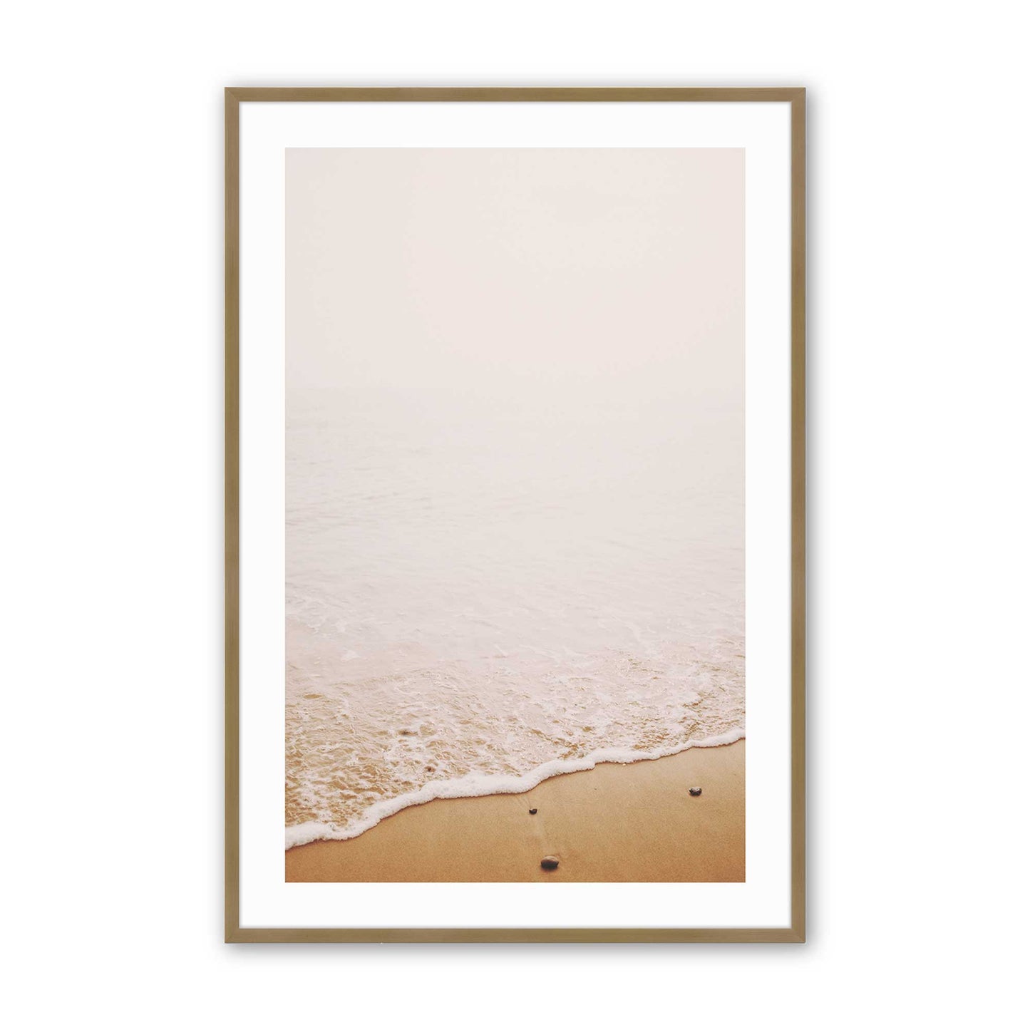 [Color:Brushed Gold], Picture of art in a Brushed Gold frame