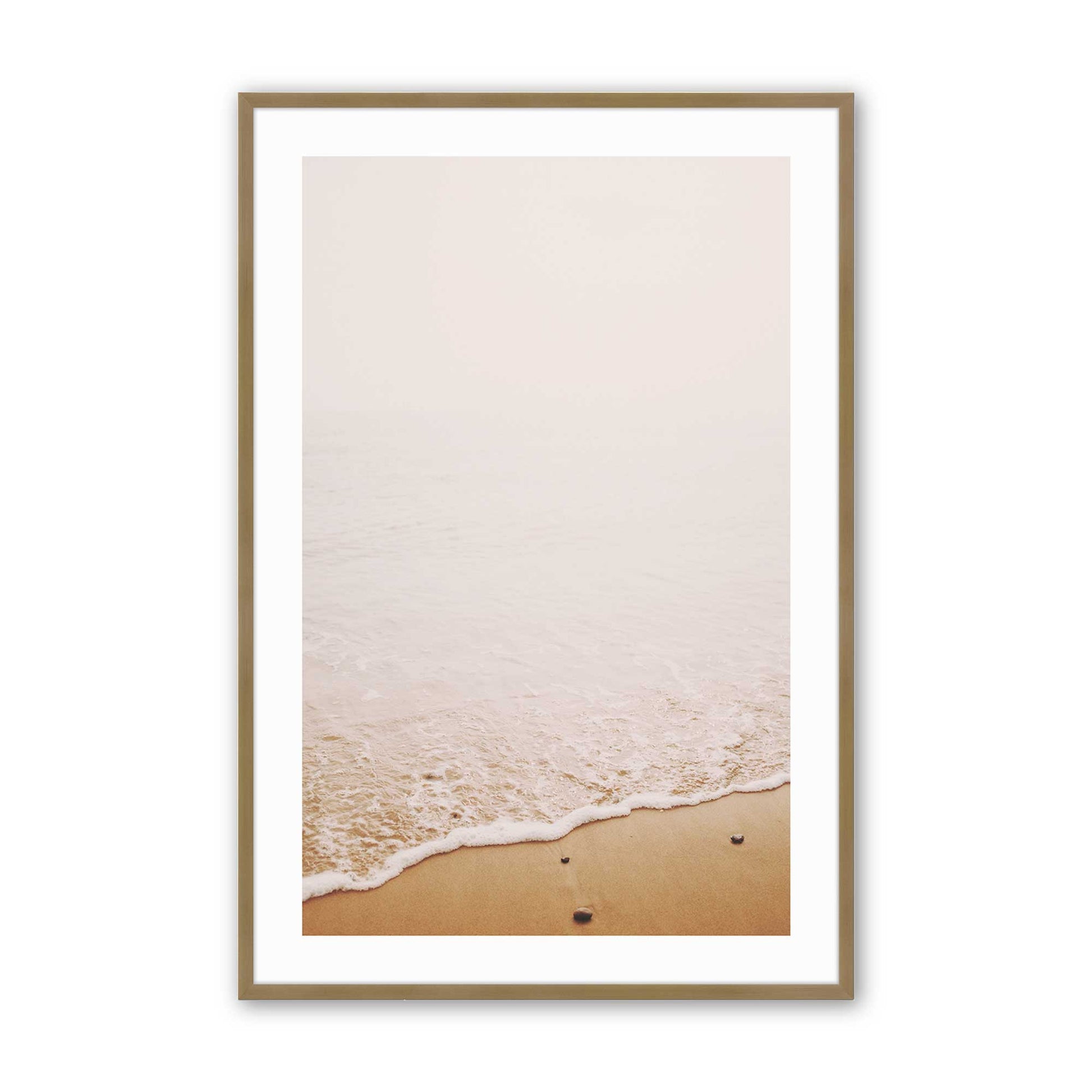 [Color:Brushed Gold], Picture of art in a Brushed Gold frame