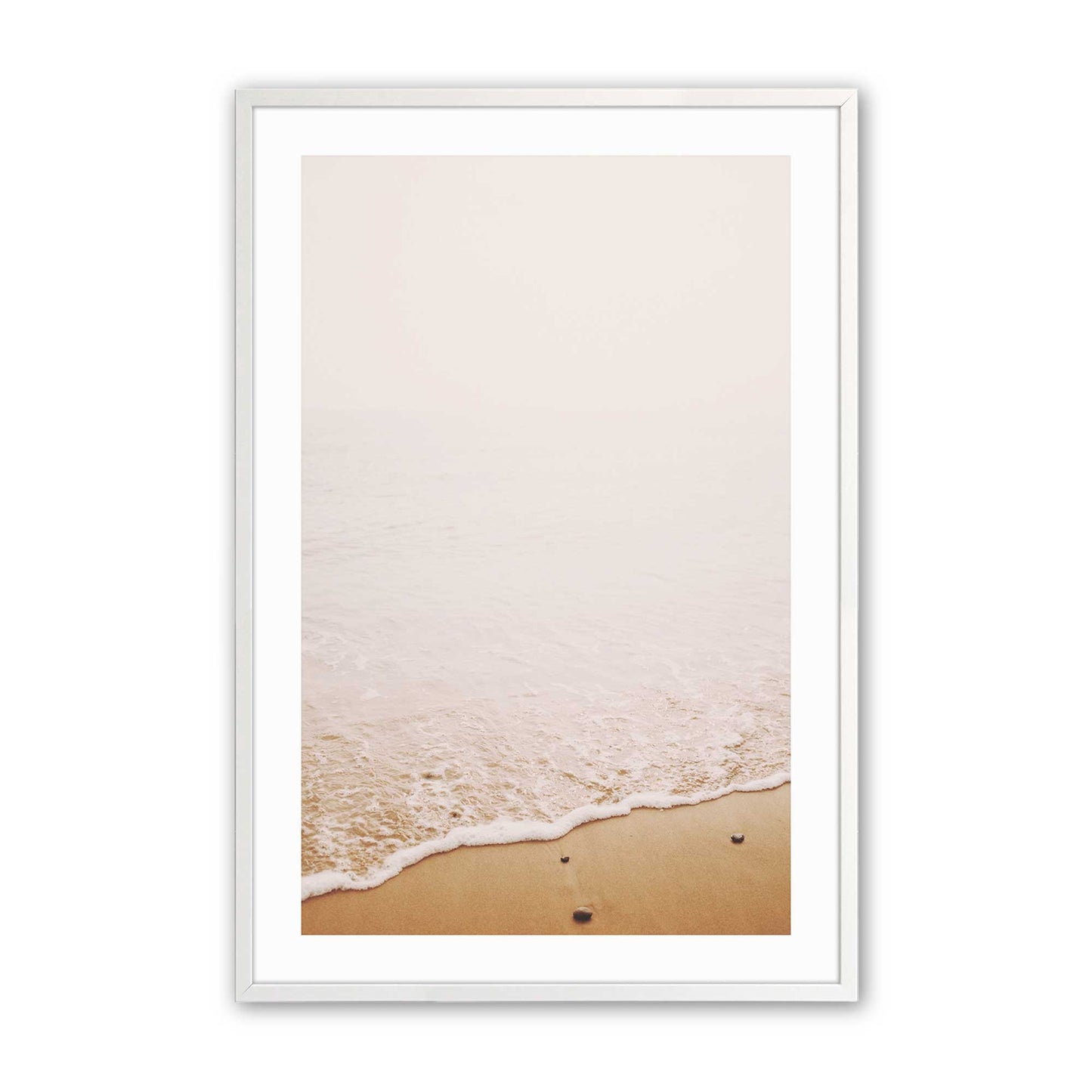 [Color:Opaque White], Picture of art in a Opaque White frame