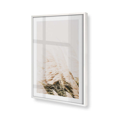 [Color:Opaque White], Picture of art in a Opaque White frame at an angle