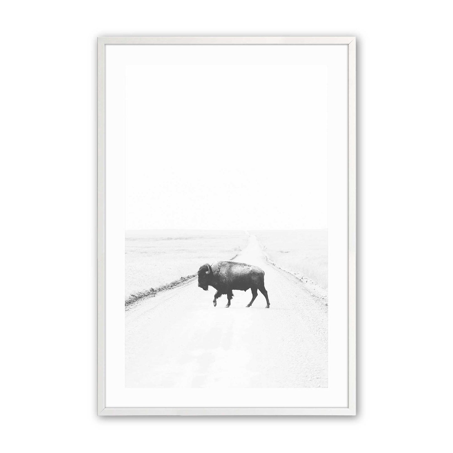 [Color:Opaque White], Picture of art in a Opaque White frame