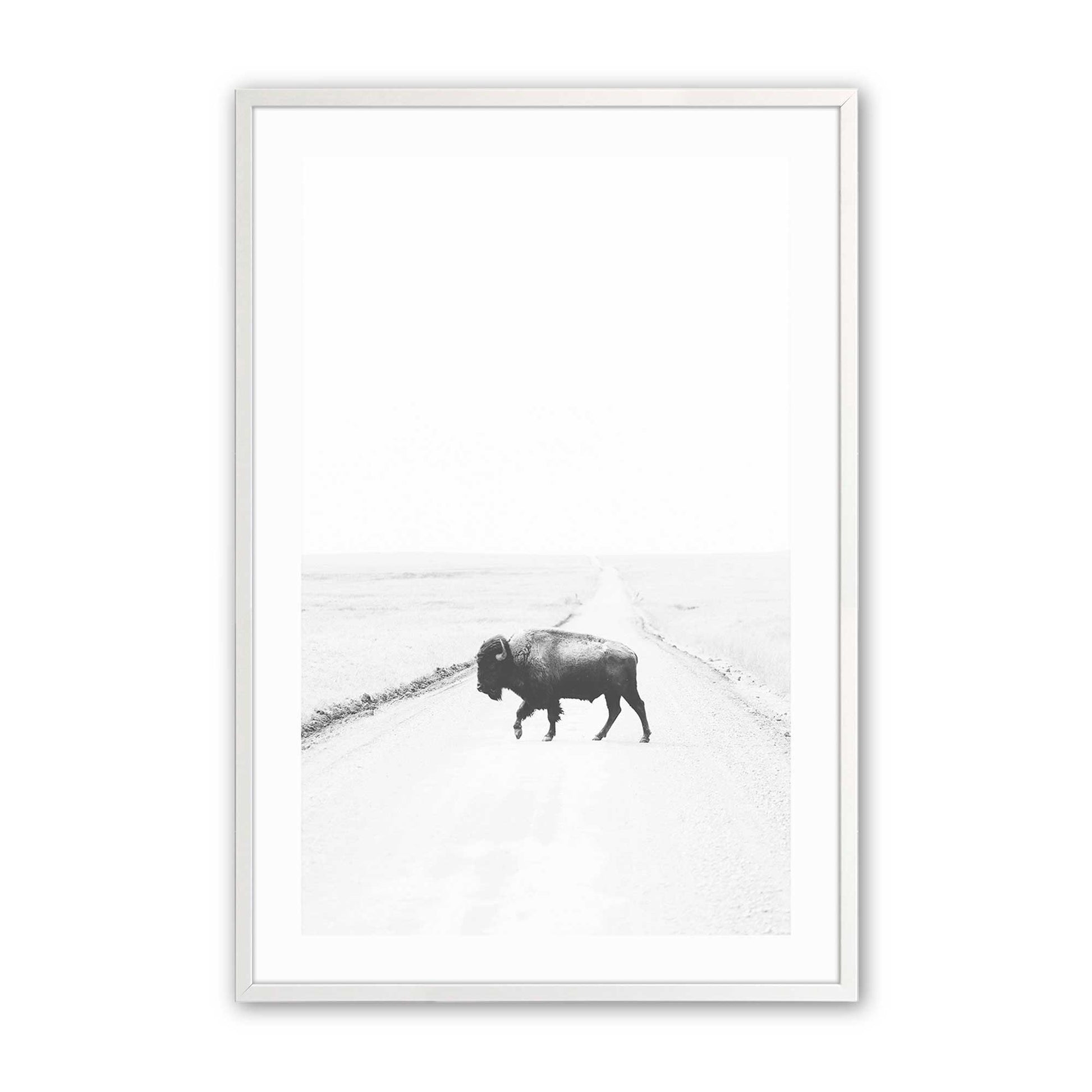 [Color:Opaque White], Picture of art in a Opaque White frame