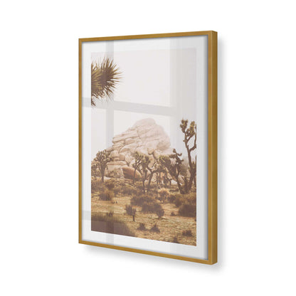 [Color:Polished Gold], Picture of art in a Polished Gold frame at an angle