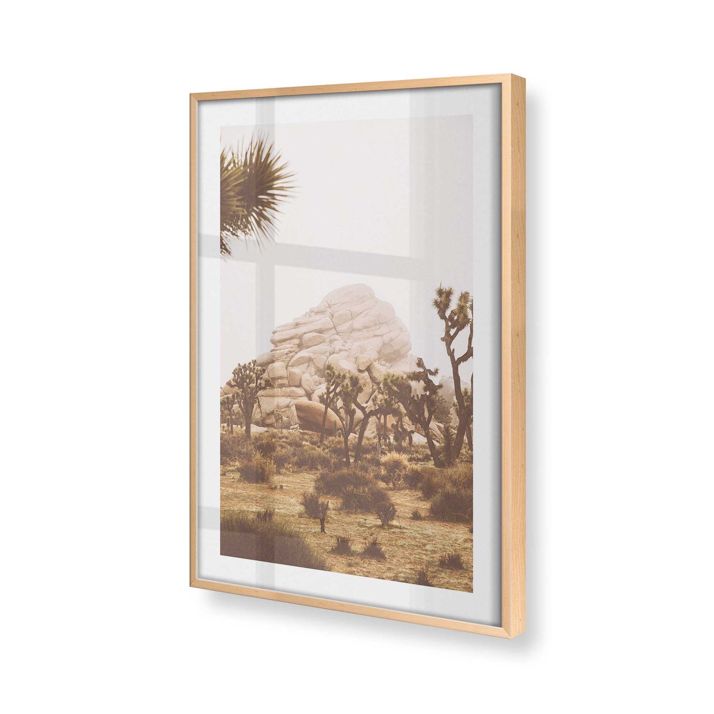 [Color:Raw Maple], Picture of art in a Raw Maple frame at an angle