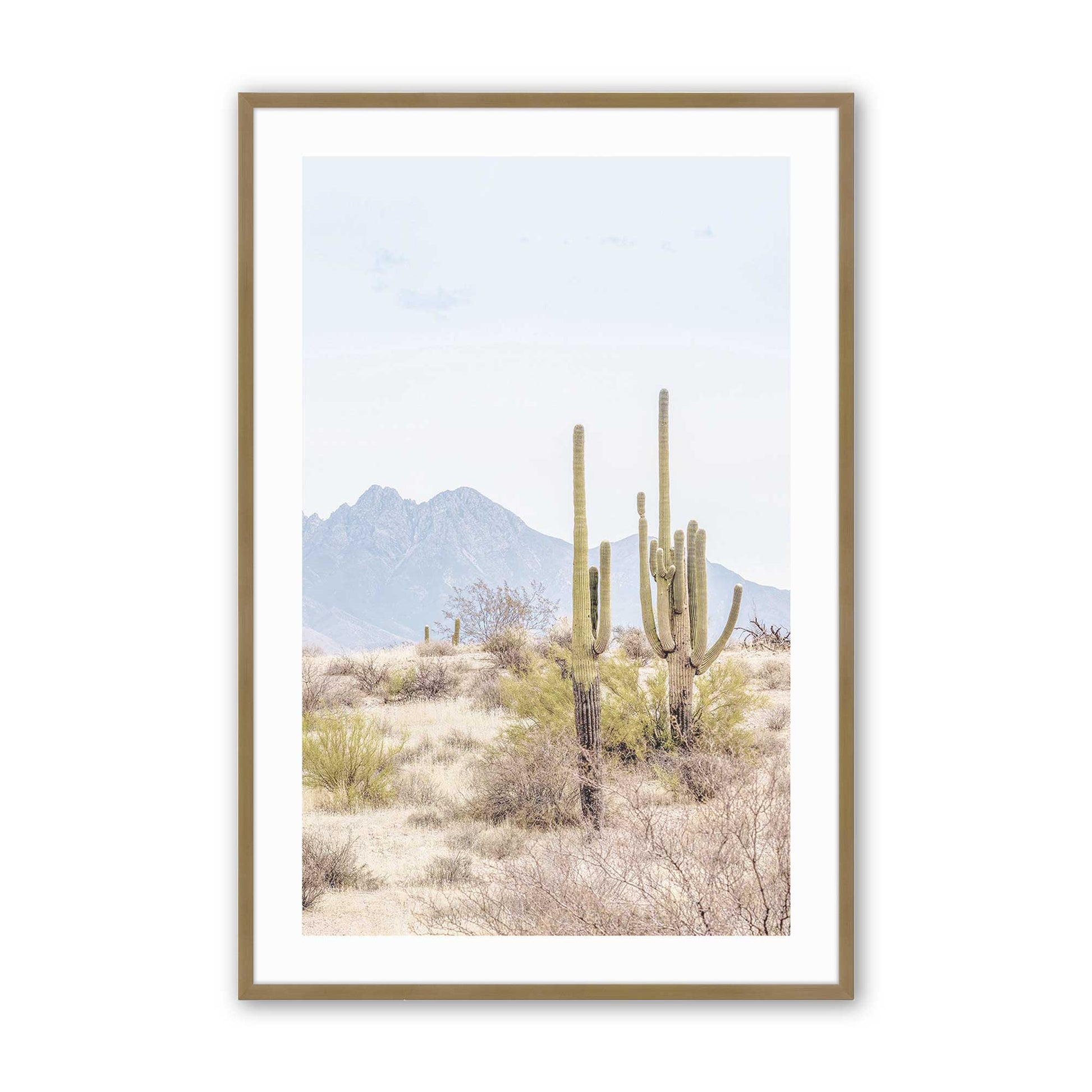 [Color:Brushed Gold], Picture of art in a Brushed Gold frame