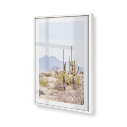 [Color:Opaque White], Picture of art in a Opaque White frame at an angle