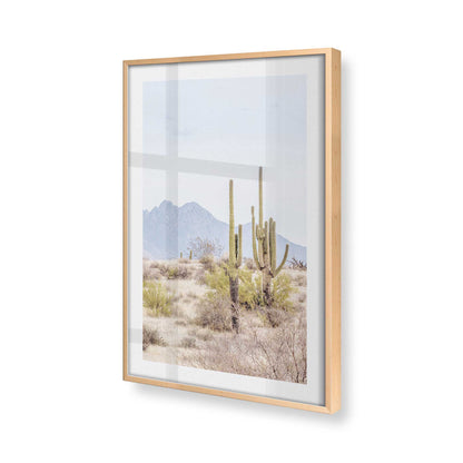 [Color:Raw Maple], Picture of art in a Raw Maple frame at an angle