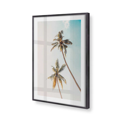[Color:Weathered Zinc], Picture of art in a Weathered Zinc frame at an angle