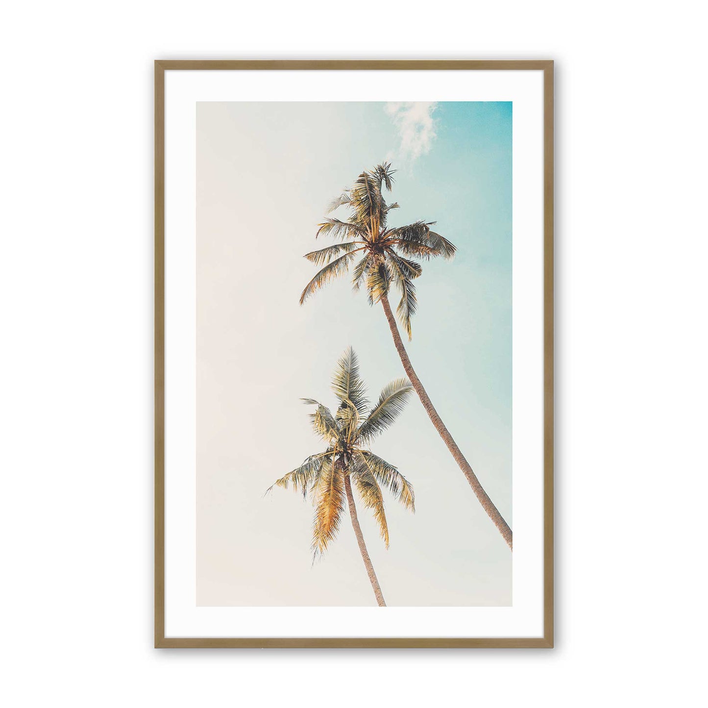 [Color:Brushed Gold], Picture of art in a Brushed Gold frame