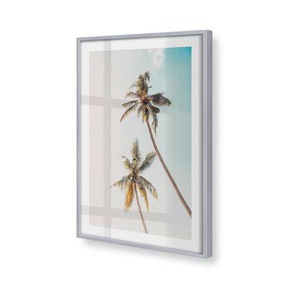 [Color:Polished Chrome], Picture of art in a Polished Chrome frame at an angle